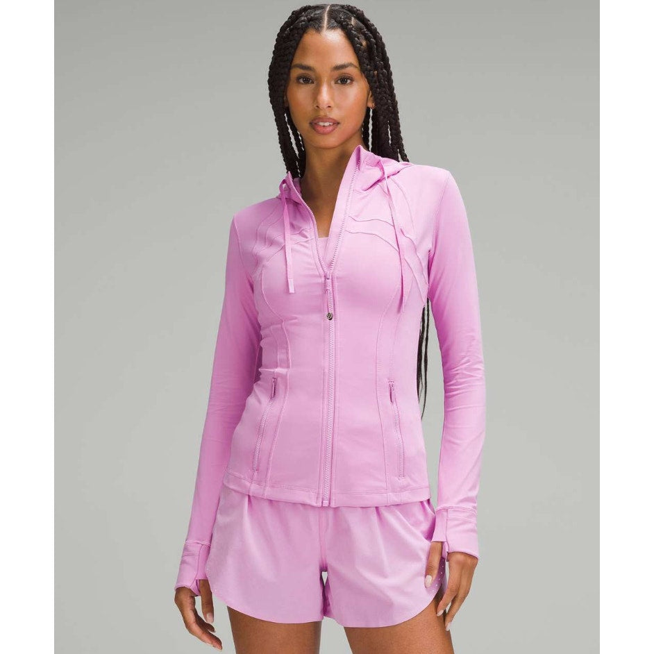 Lululemon dahlia mauve hooded define jacket - size 2