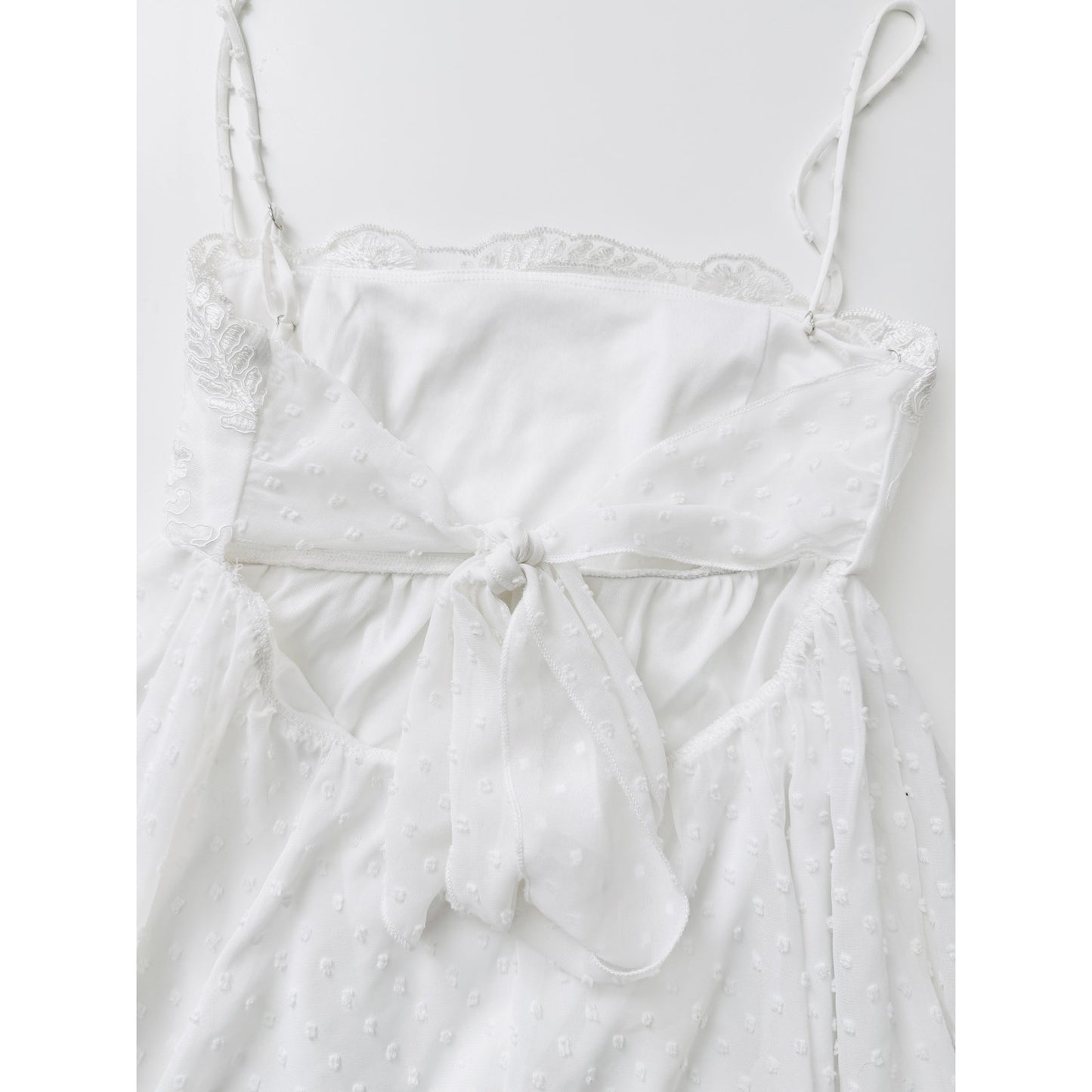 Lucy in the sky white sequin babydoll dress - size small