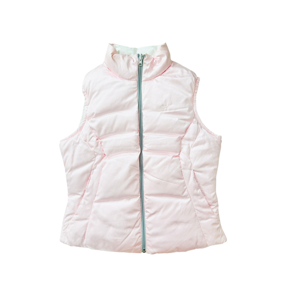 Nike vintage reversible puffer vest - size medium