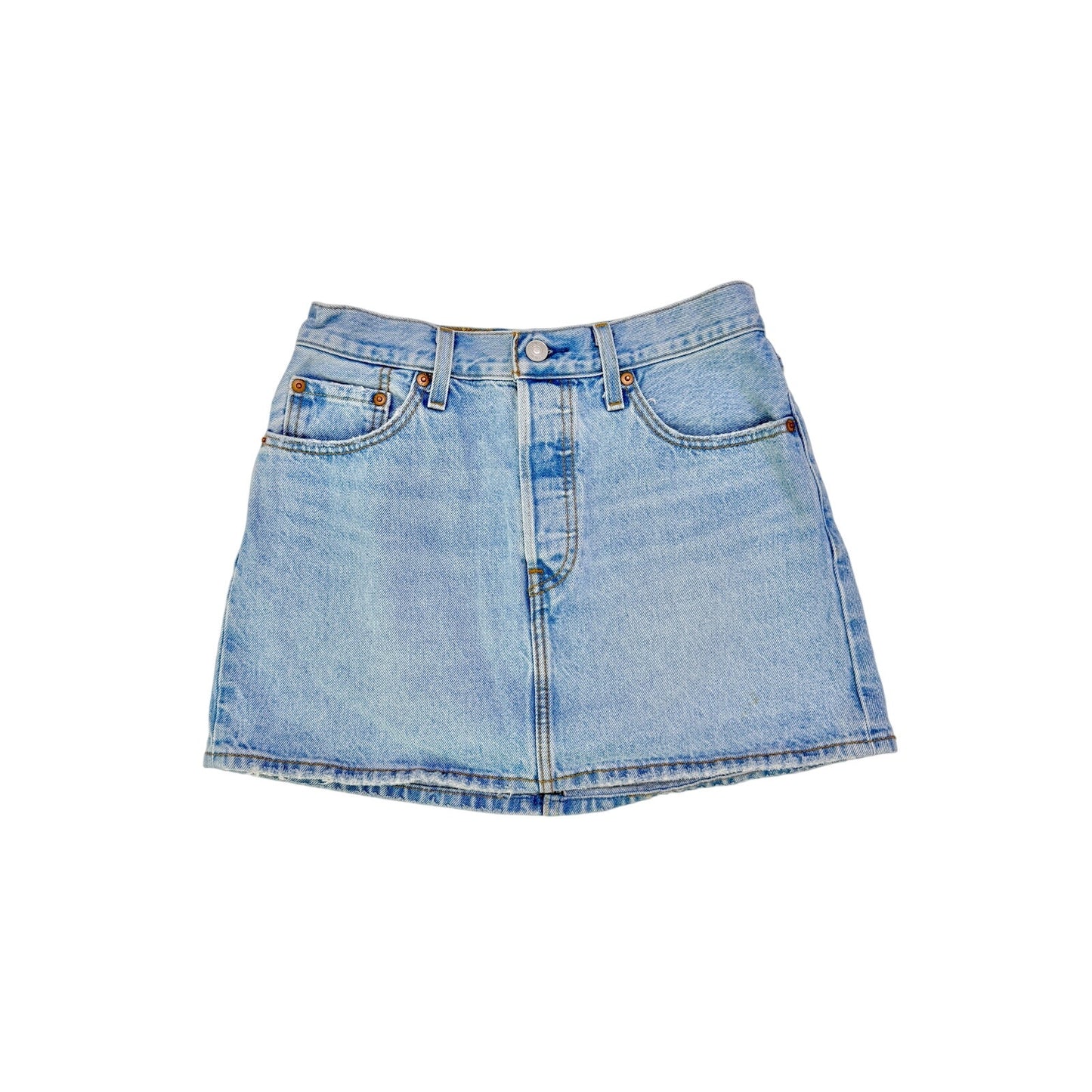 Levis light wash denim skirt - size 27