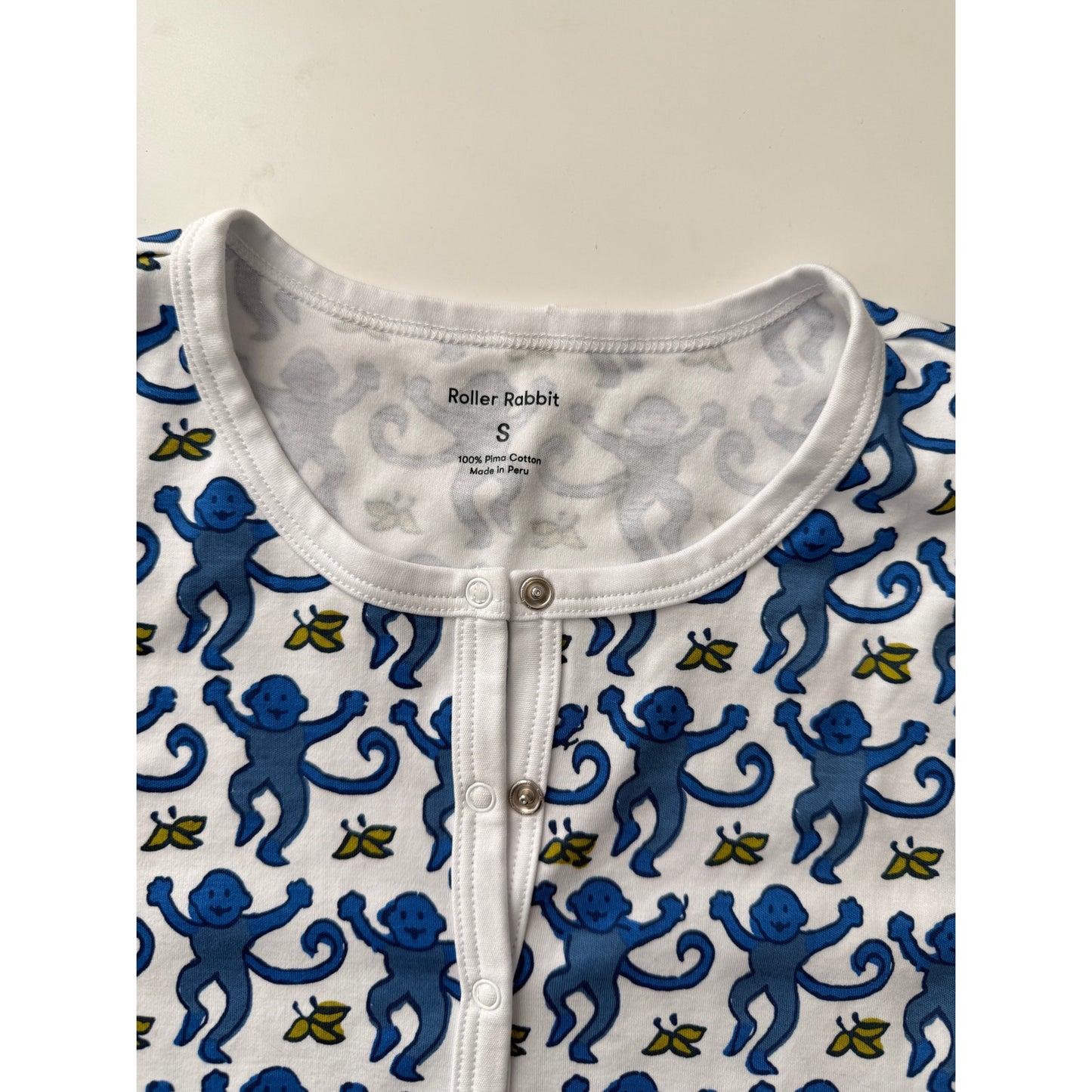 Roller rabbit pj long sleeve - size small