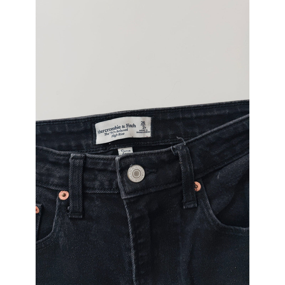 Abercrombie 90's relaxed high rise - curve love 2/26 regular