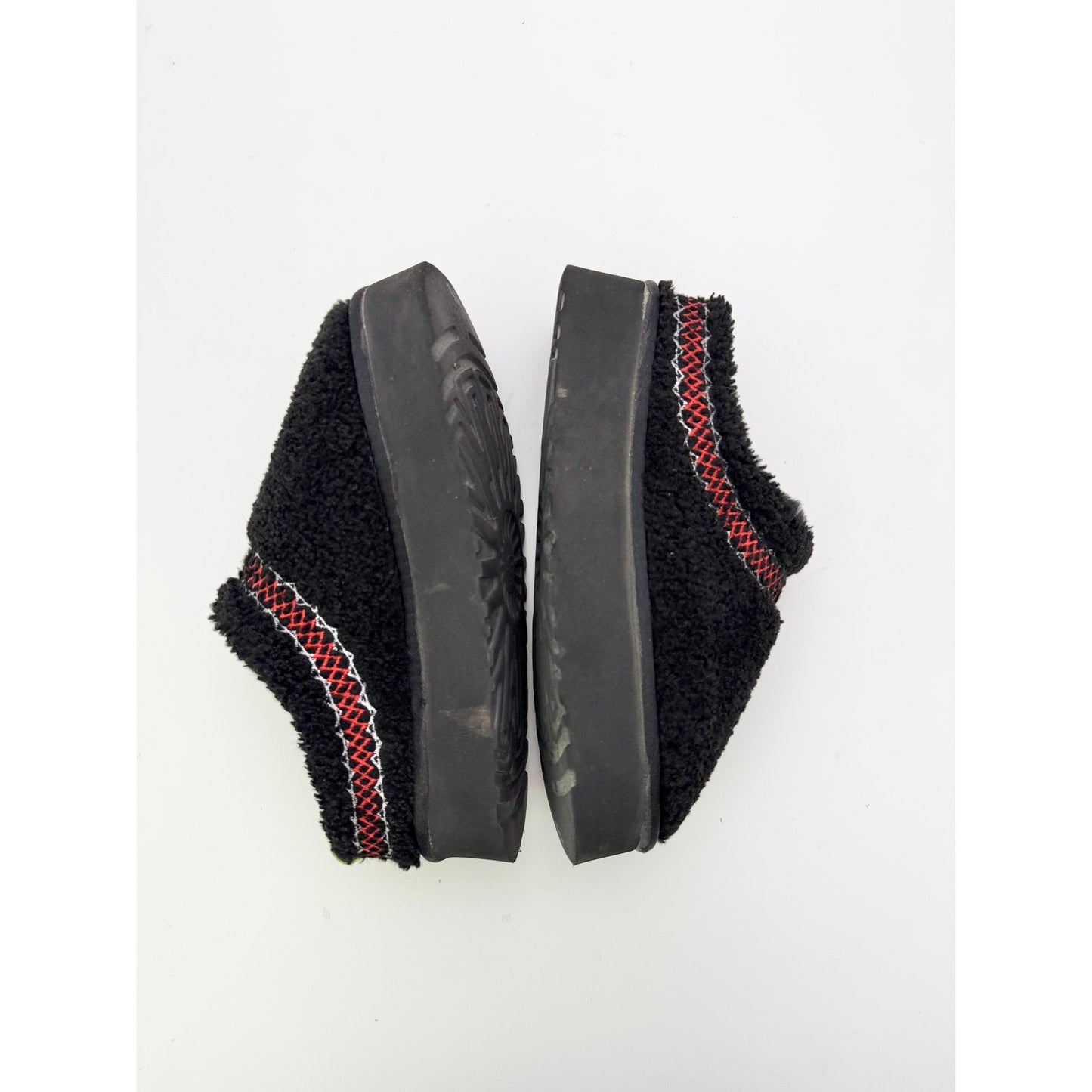 UGG tasman black platform slippers