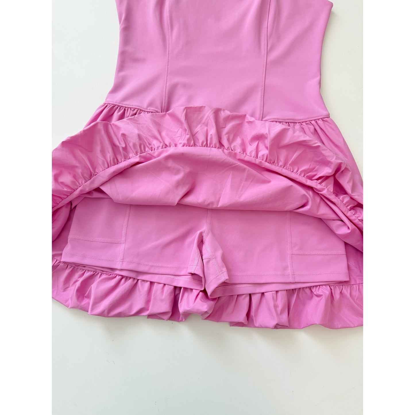 Antonio Melani pink bubble hem athletic dress - size medium