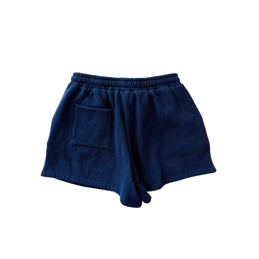 white fox navy blue sweatshorts - size large