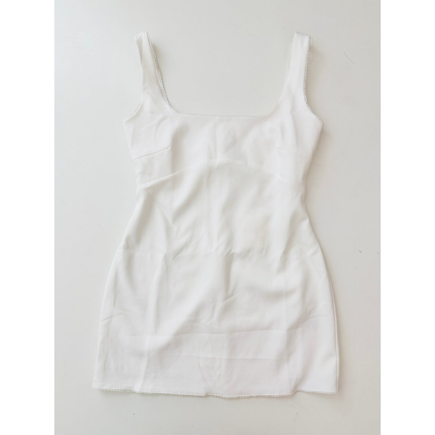 Peppermayo white sedona mini dress- size 8