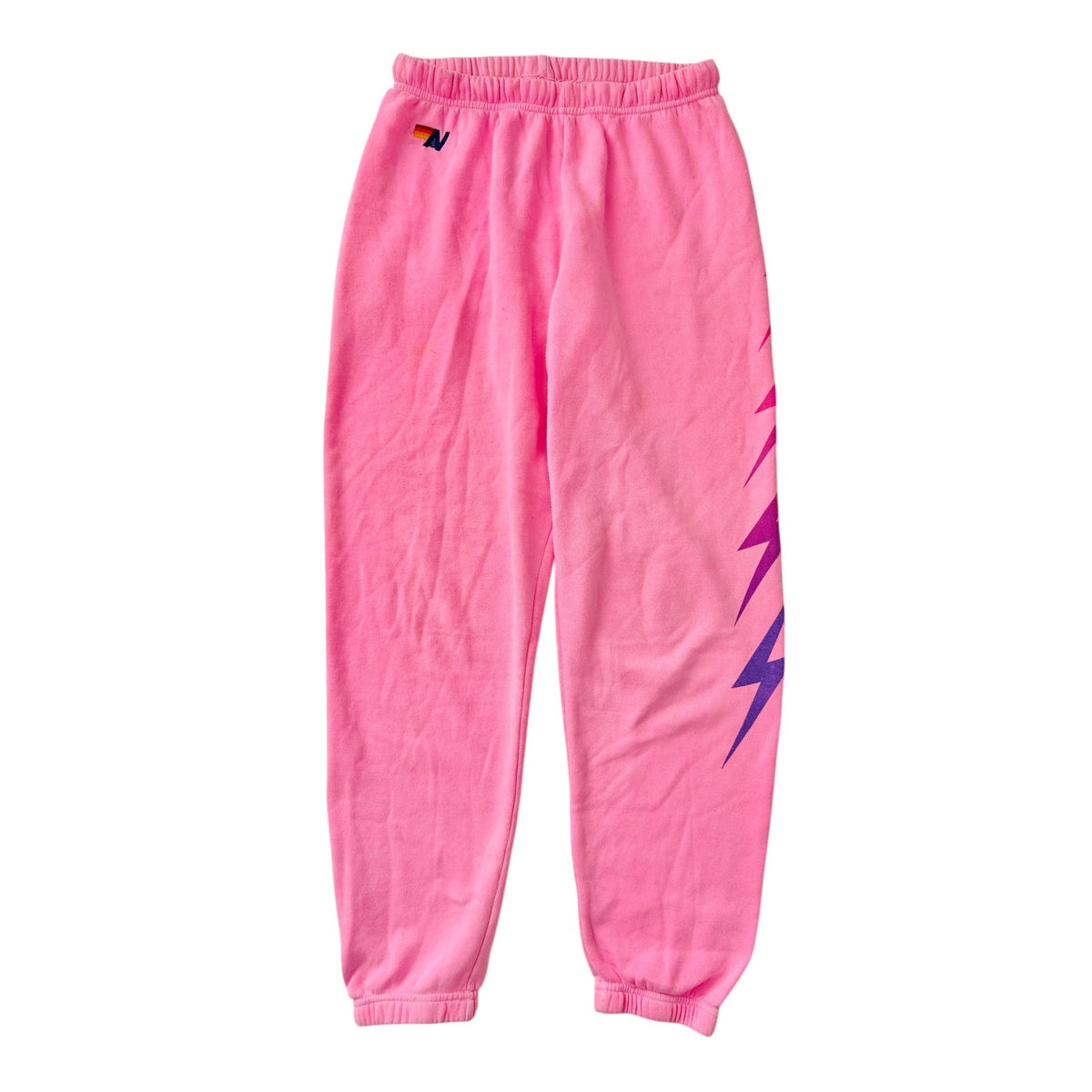 Aviator Nation pink bolt fade sweatpants - size medium
