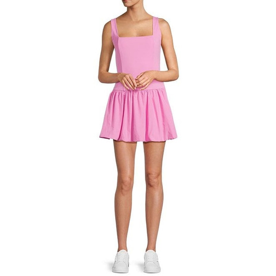Antonio Melani pink bubble hem athletic dress - size medium