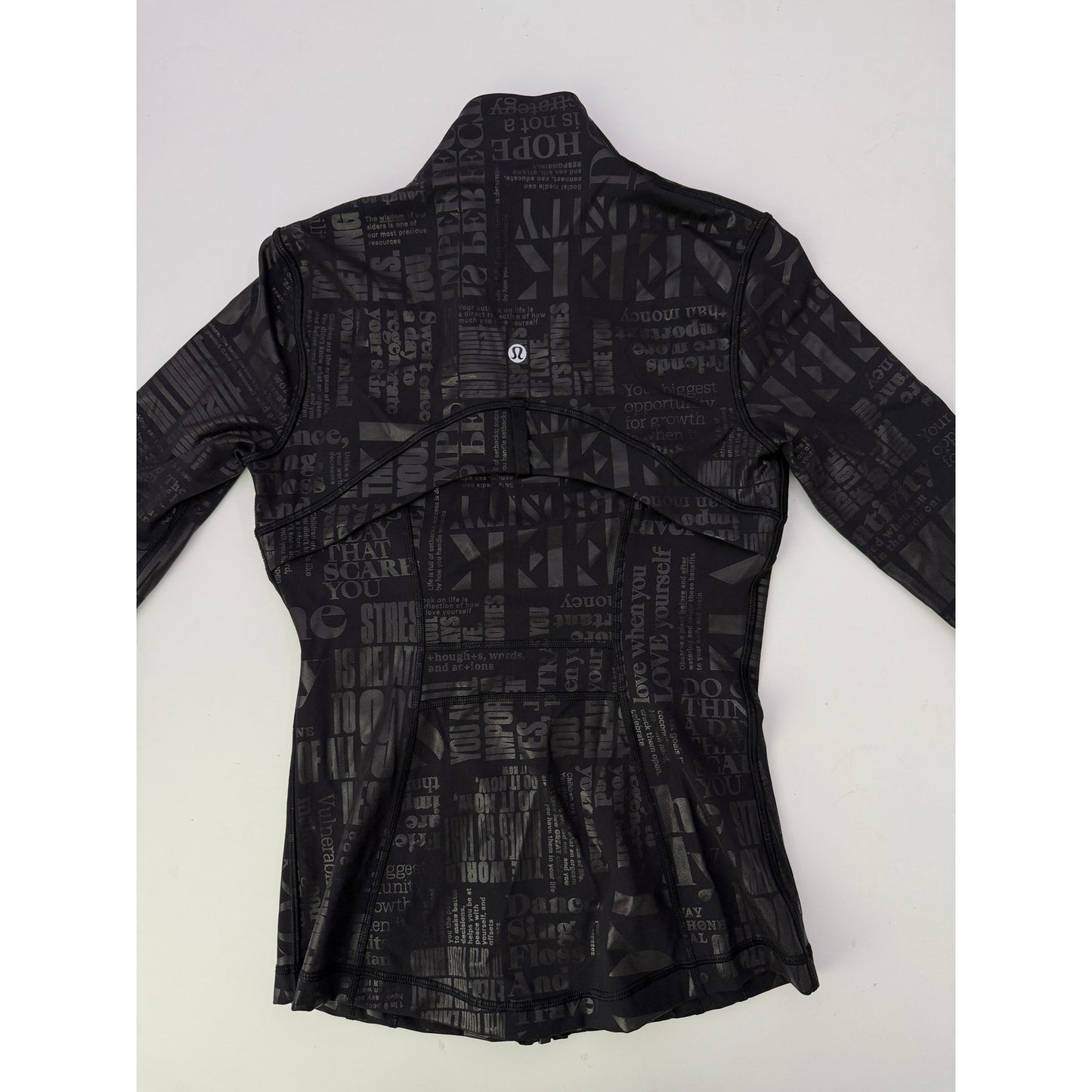 Lululemon foil black define jacket - 20YR Manifesto - size 4