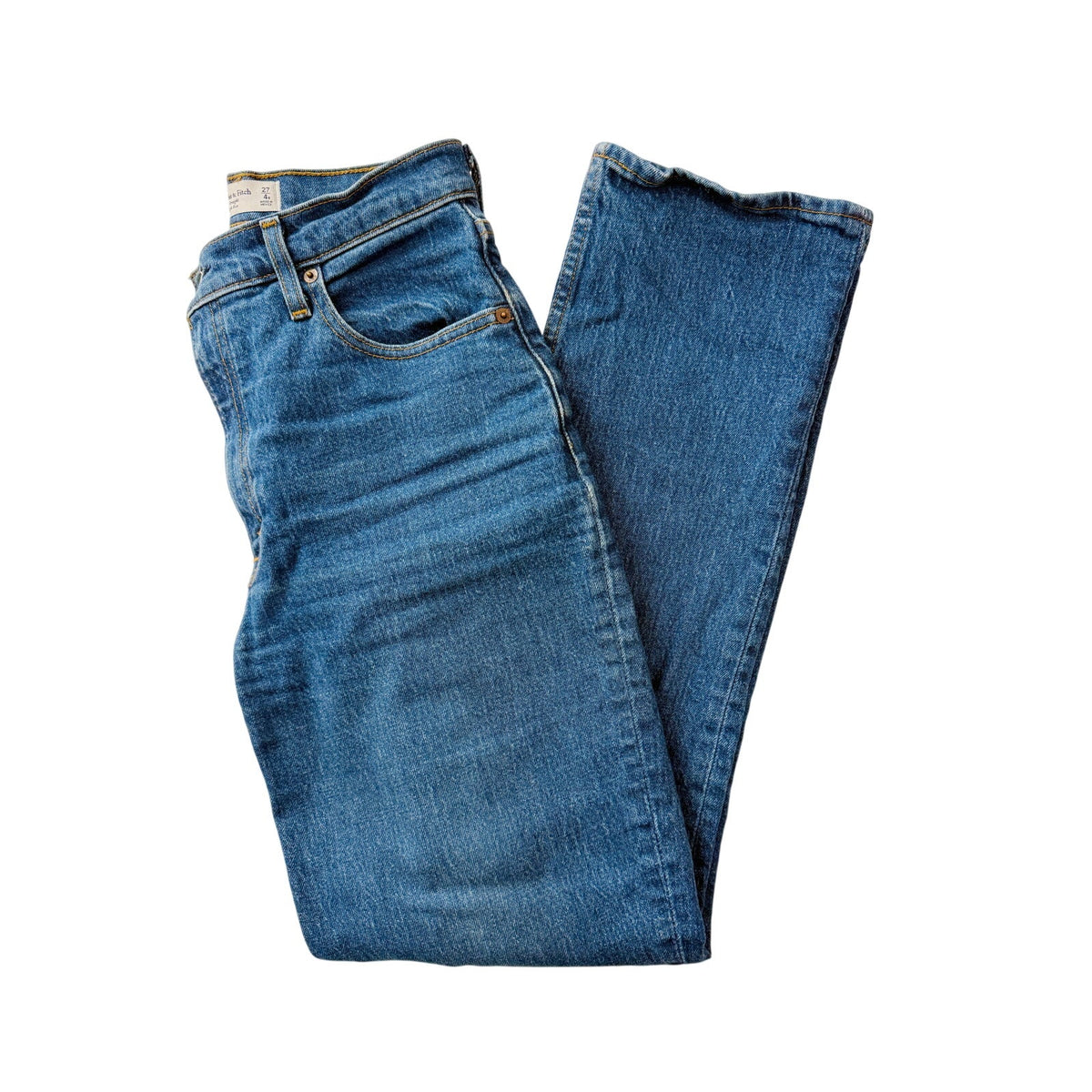 Abercrombie 90's straight high rise - curve love 4/27 regular