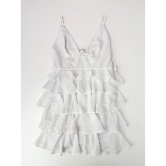 NBD Roxanne Ruffle Mini Dress - Size Small