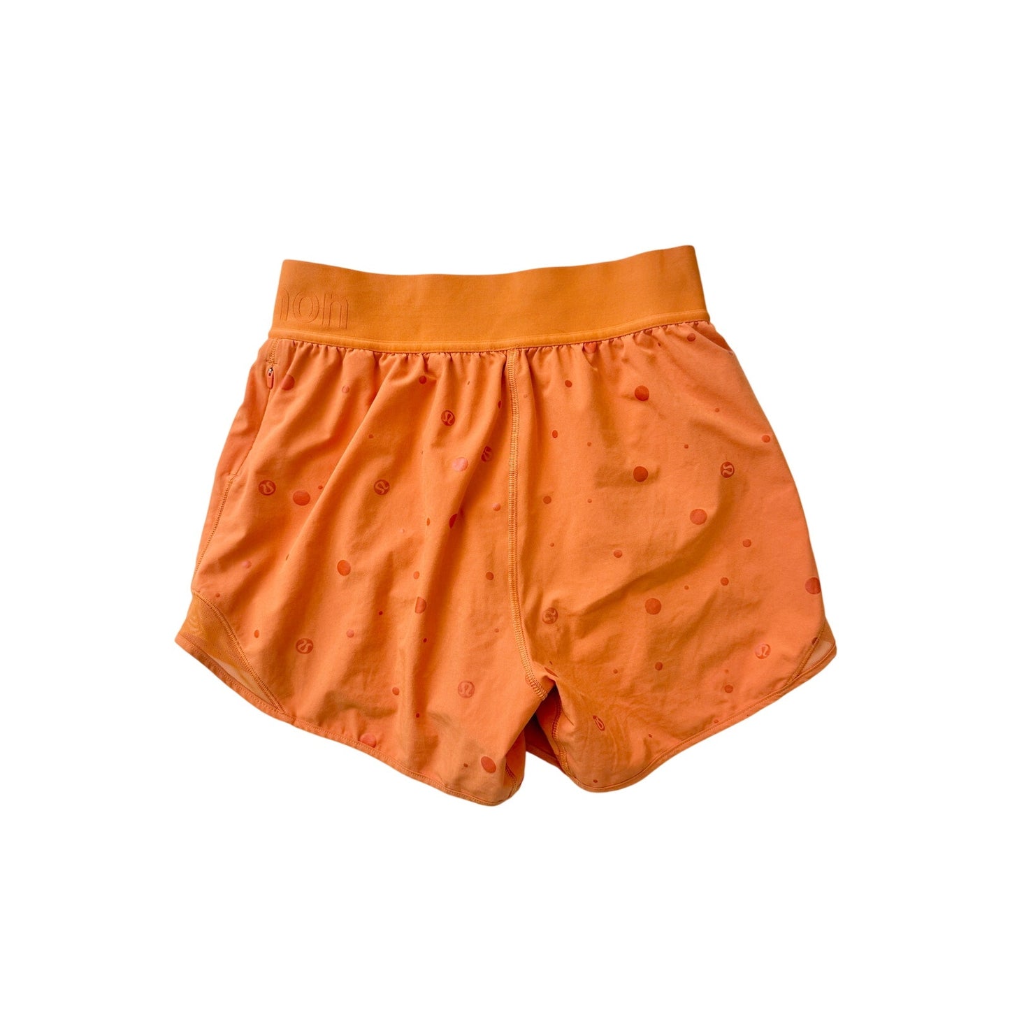 Lululemon high rise logo hotty hot shorts - size 4, 4" inseam