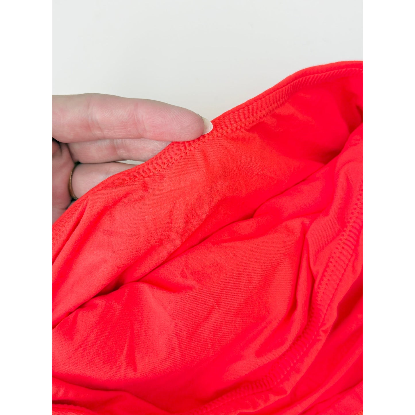 Skims red fits everybody tube top - size small