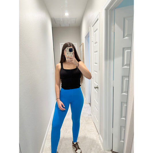 Lululemon poolside blue instill high rise leggings - size 4, 28" inseam