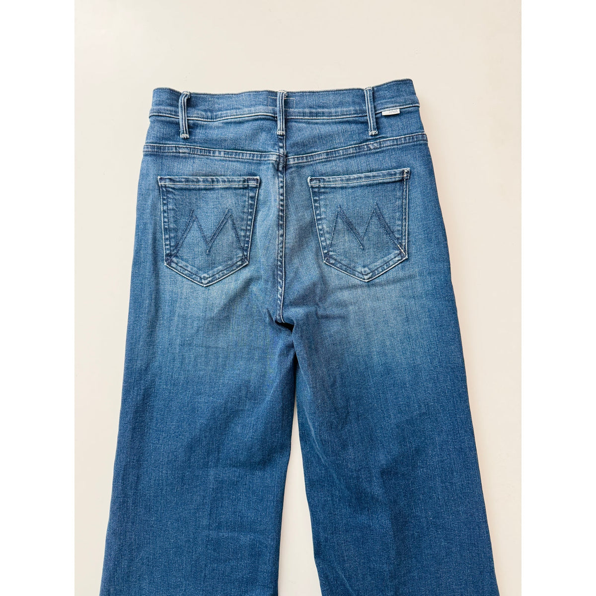 Mother hustler roller sneak jeans - size 28