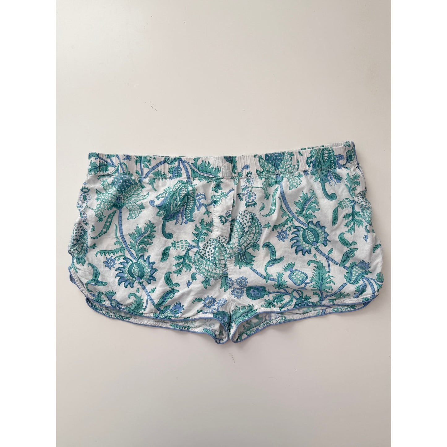 Roller rabbit teal pj shorts - size XL