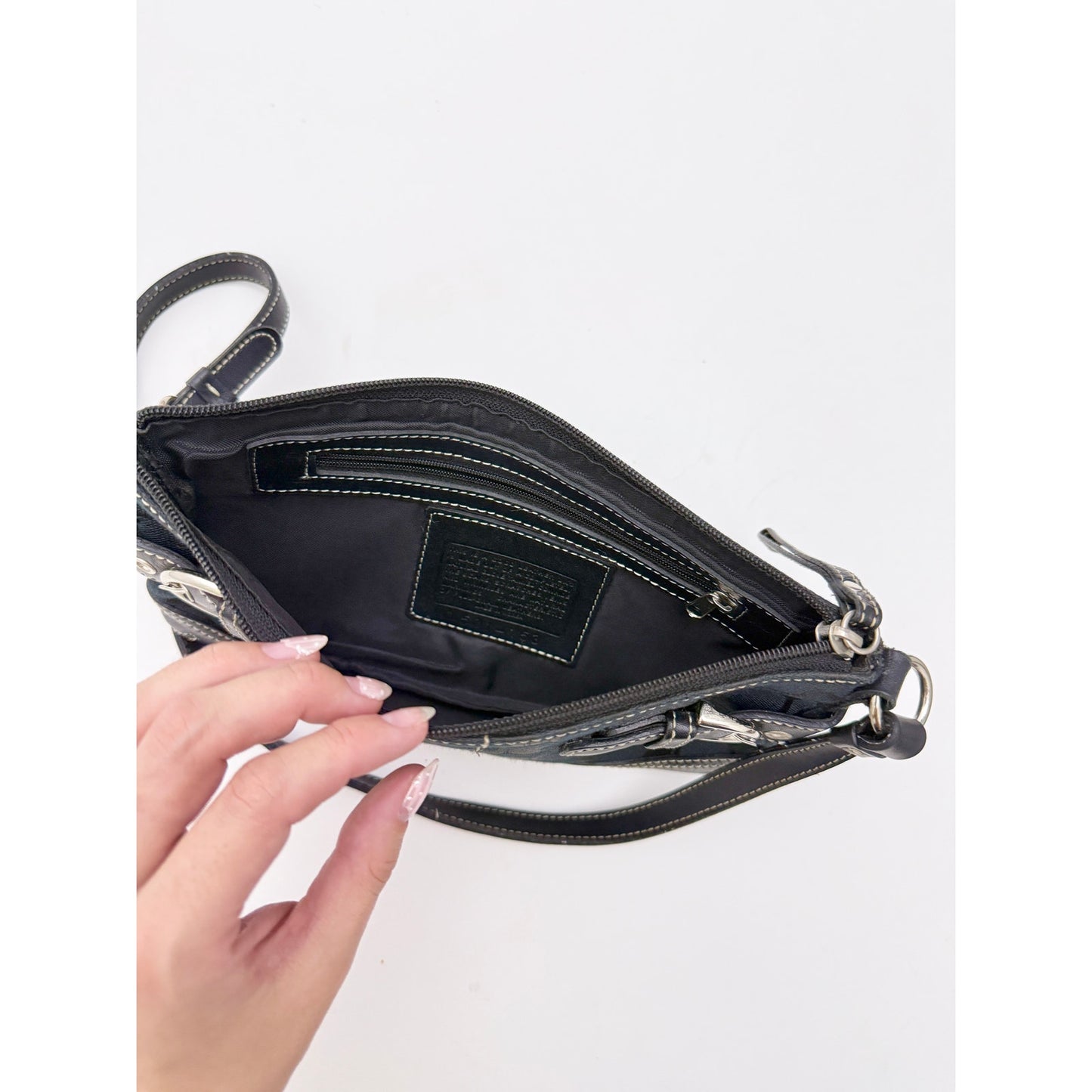 Coach Signature Demi Clutch 5107 in Black