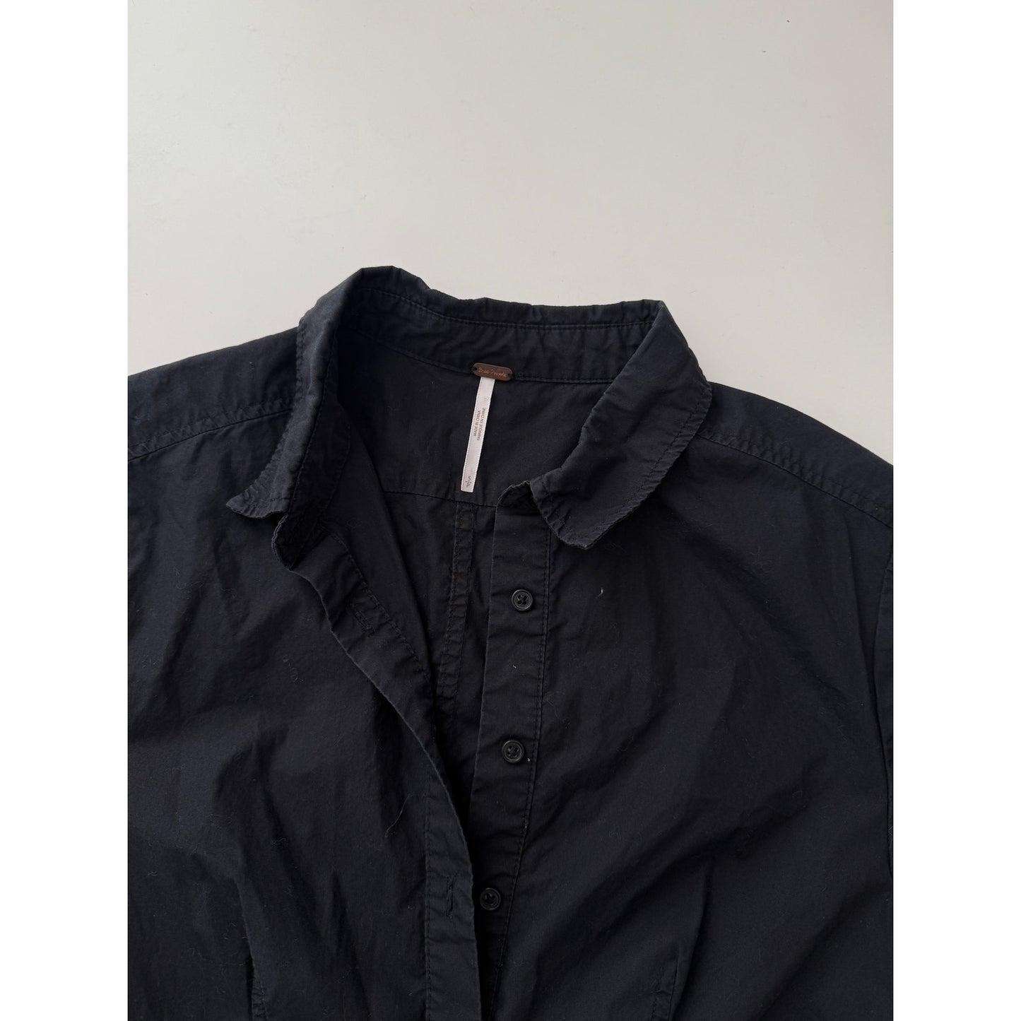 free people freya poplin cotton mini dress - size small