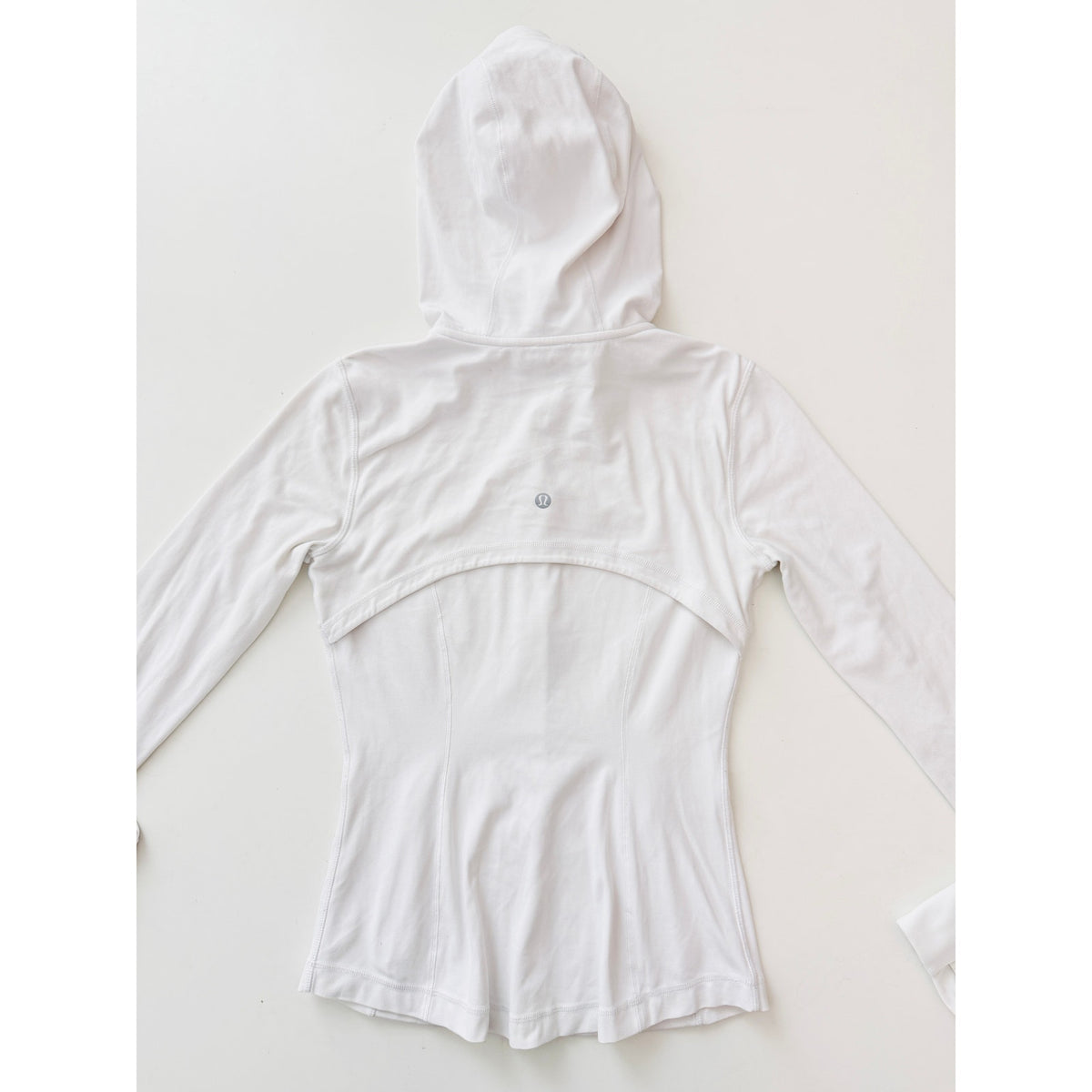 Lululemon white hooded define jacket - size 4