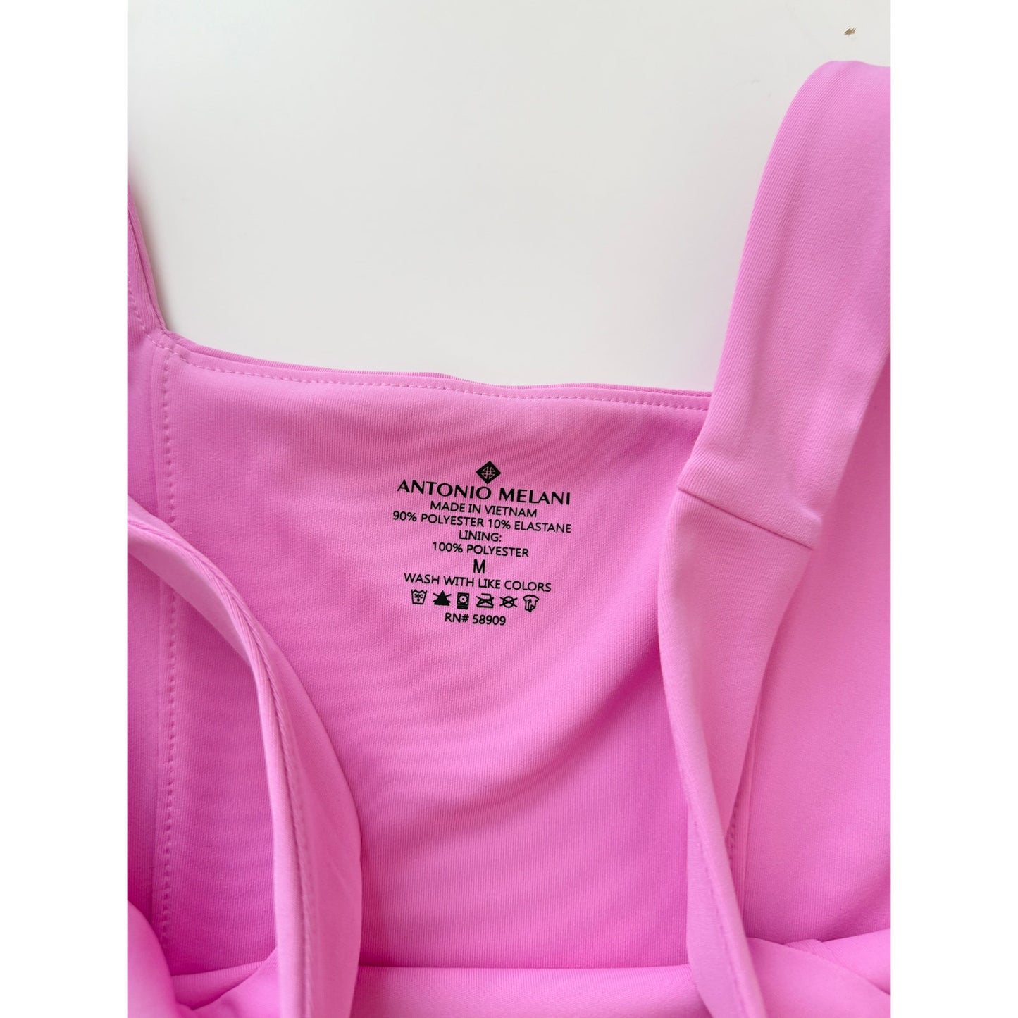 Antonio Melani pink bubble hem athletic dress - size medium