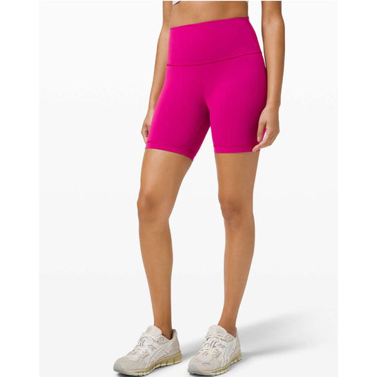 Lululemon ripened raspberry high rise align shorts - size 8,6” inseam