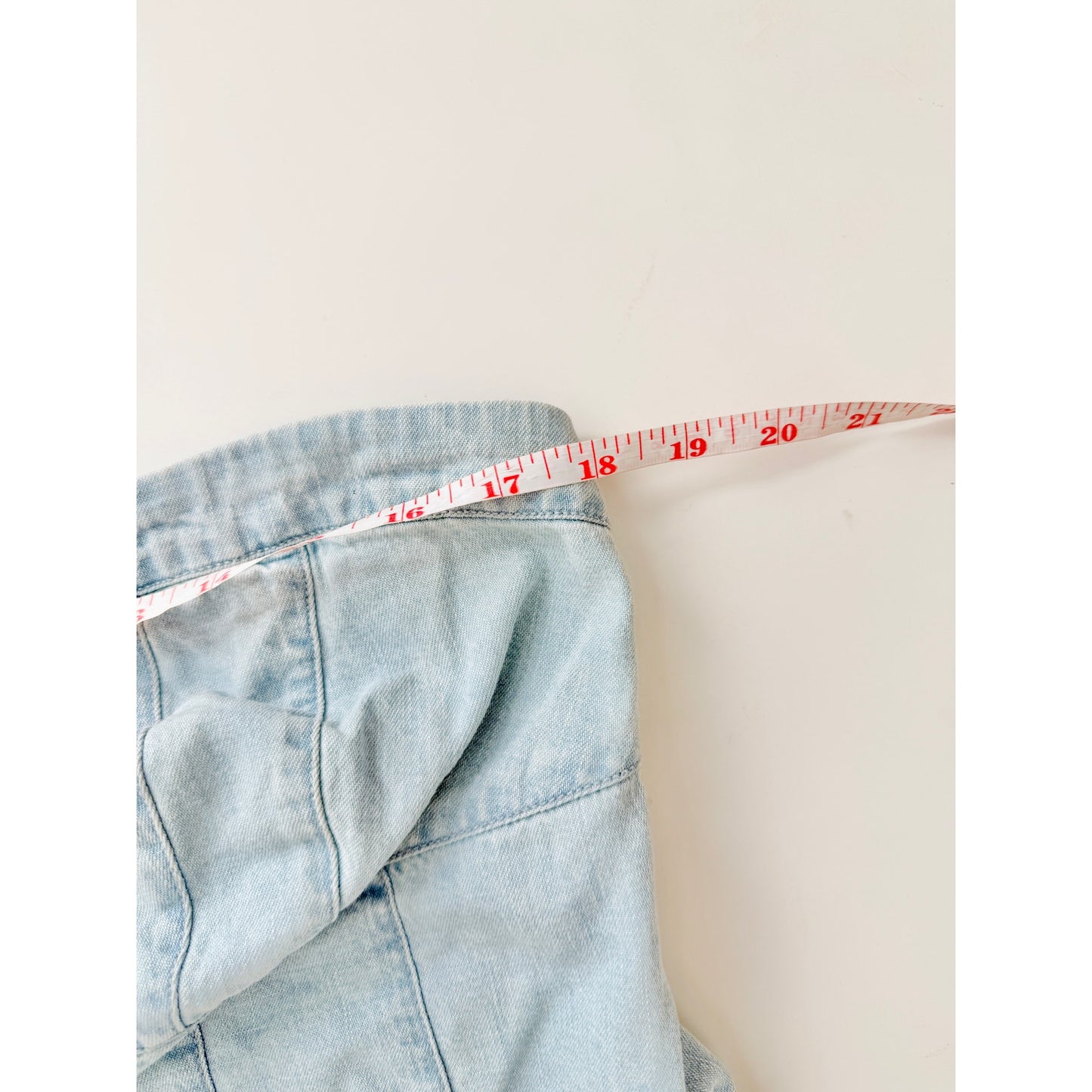 Free People better days denim tube top - size XL