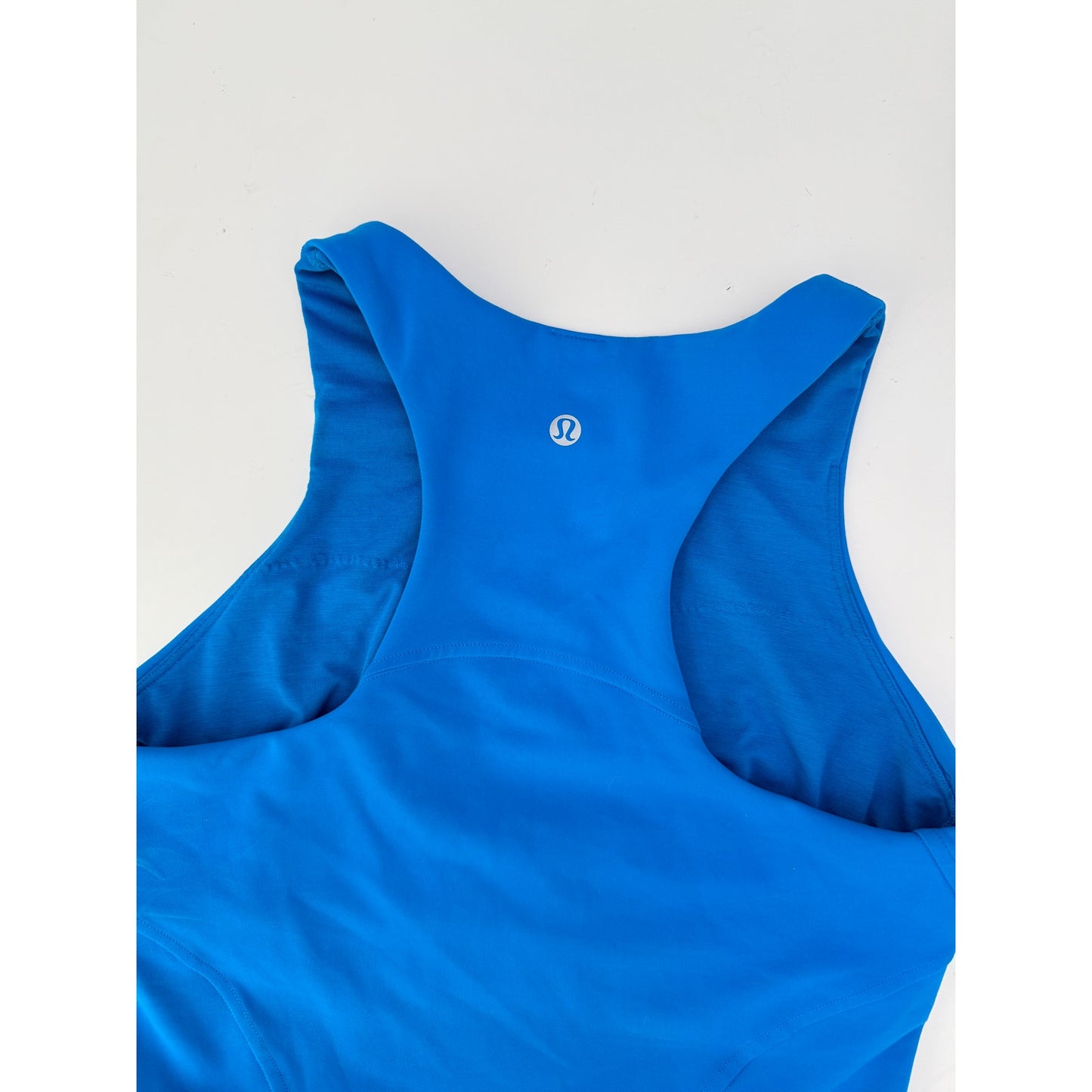 lululemon poolside blue high neck tank top - size 4