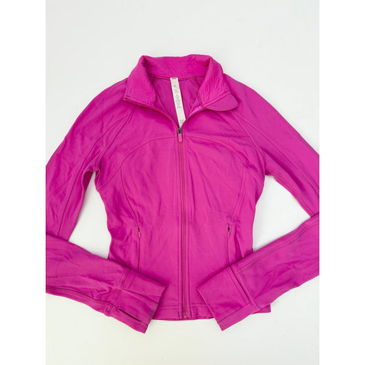 Lululemon sonic pink cropped define jacket - size 2