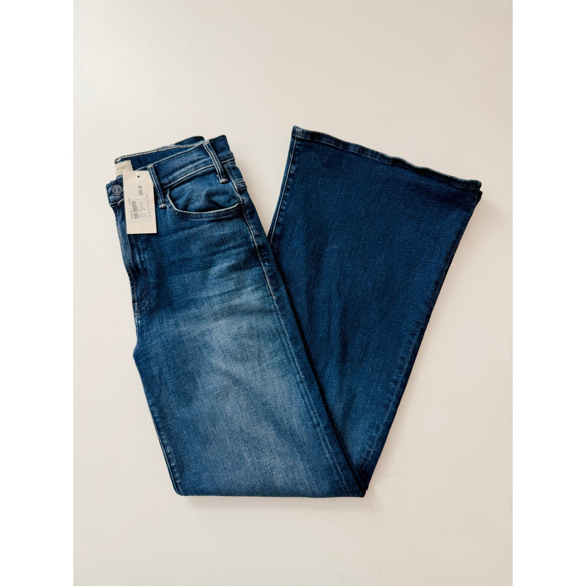 Mother hustler roller sneak jeans - size 28
