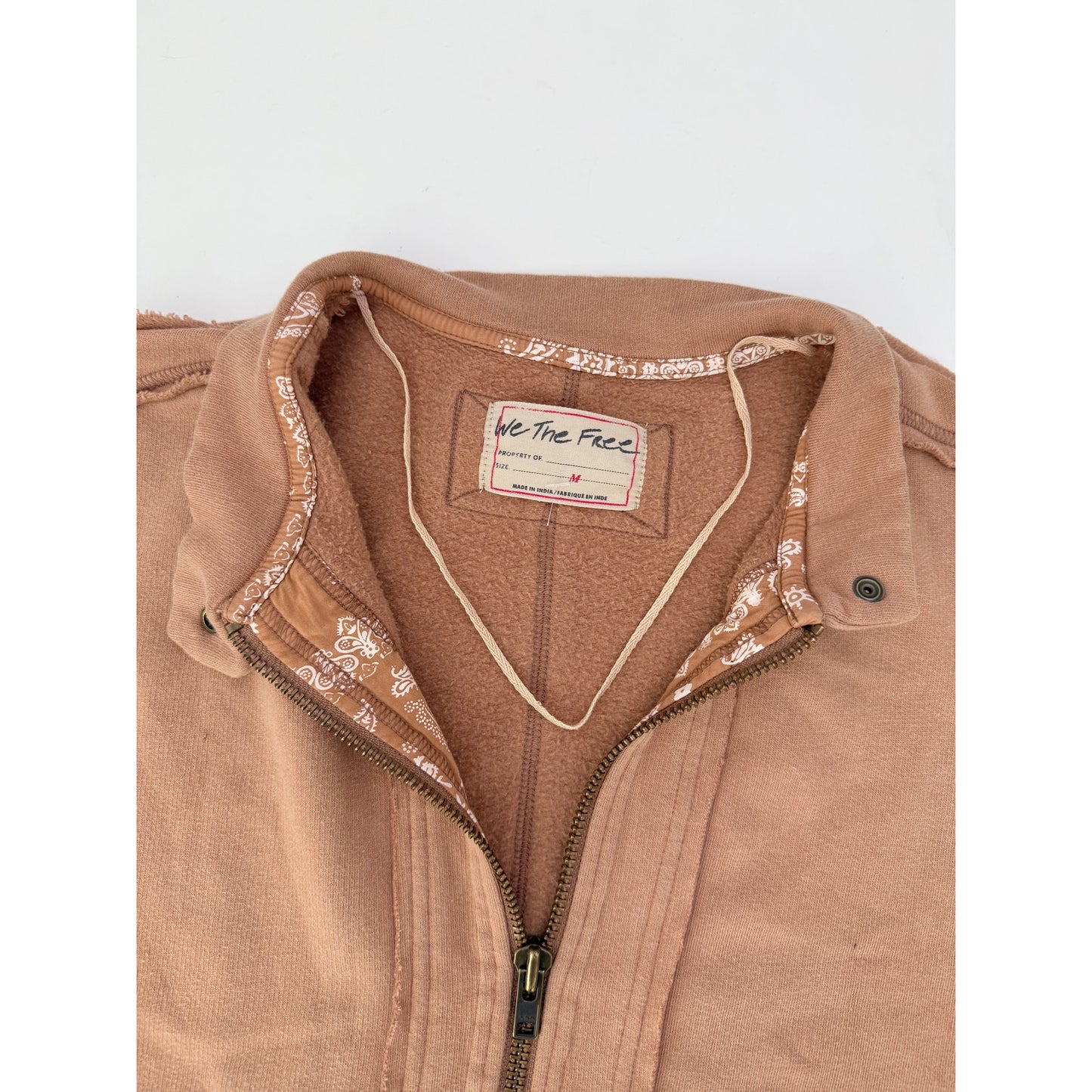 Free people we the free lou moto zip jacket - size medium