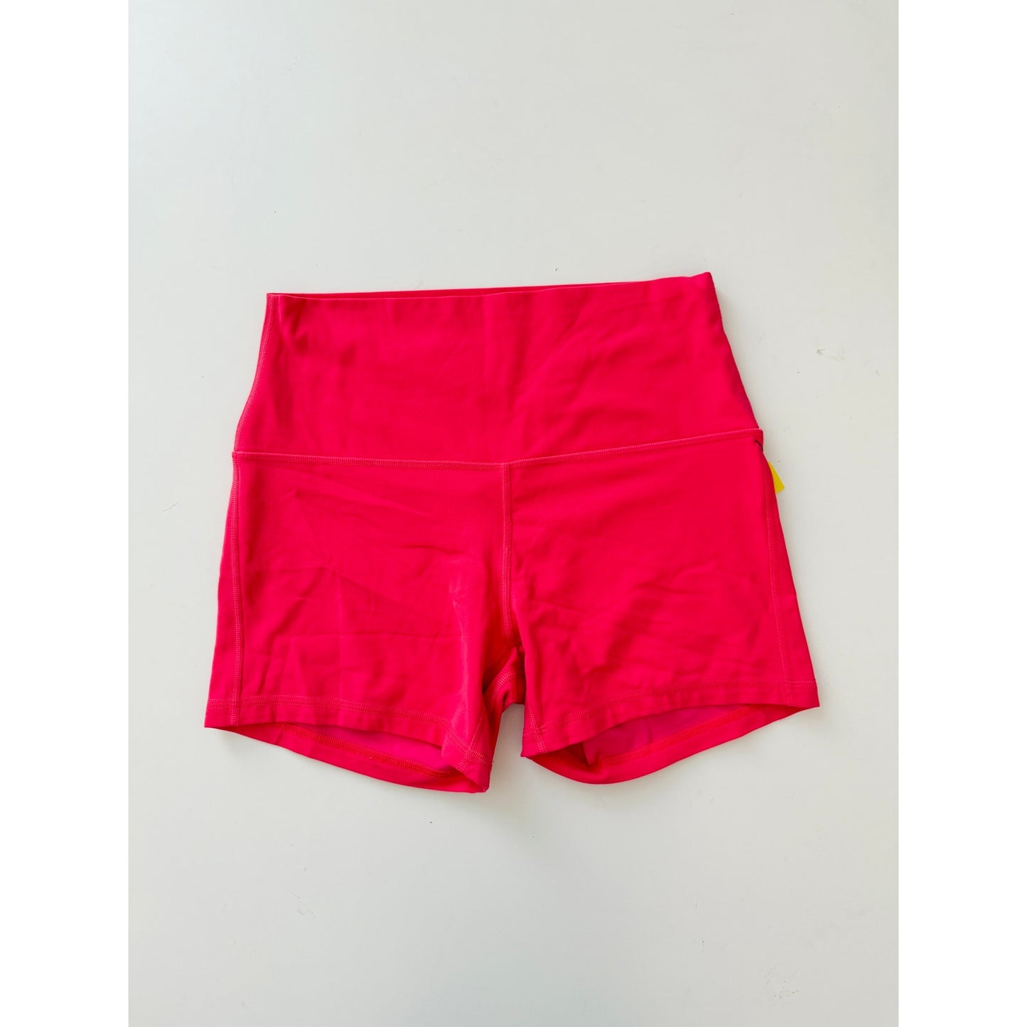 lululemon pink align high rise shorts - size 8, 4"