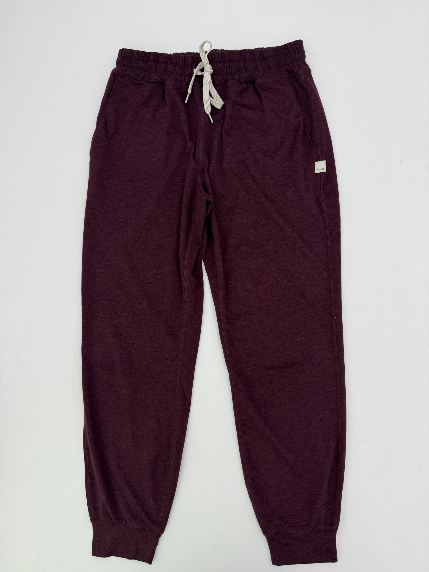 Vuori maroon halo performance joggers - size XS