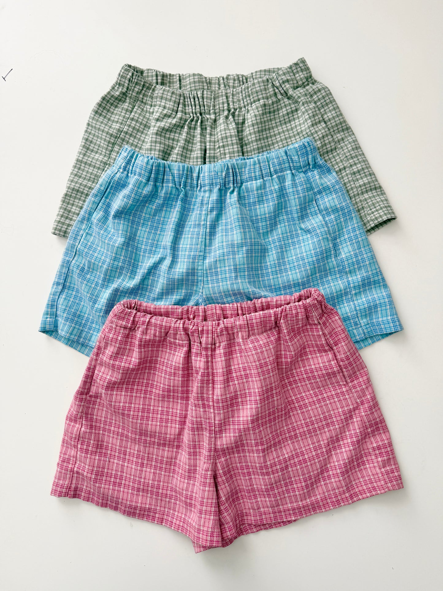 Brandy Melville plaid boxer shorts - one size