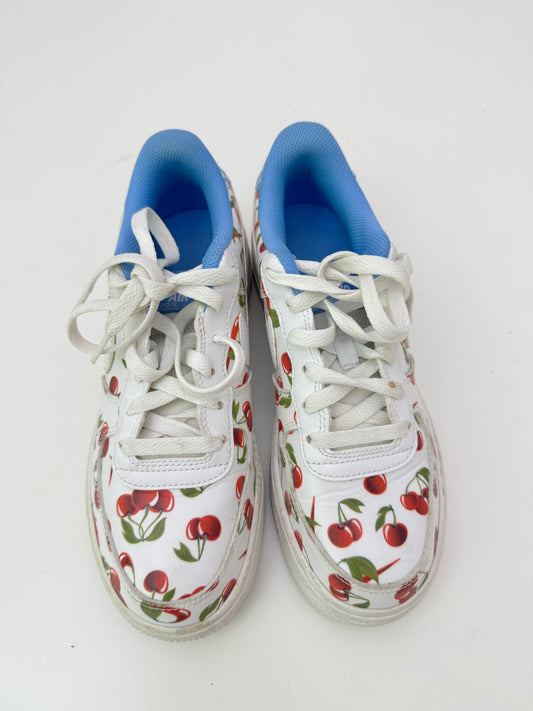 Nike cherry Air Force one sneakers (5.5Y/7W)