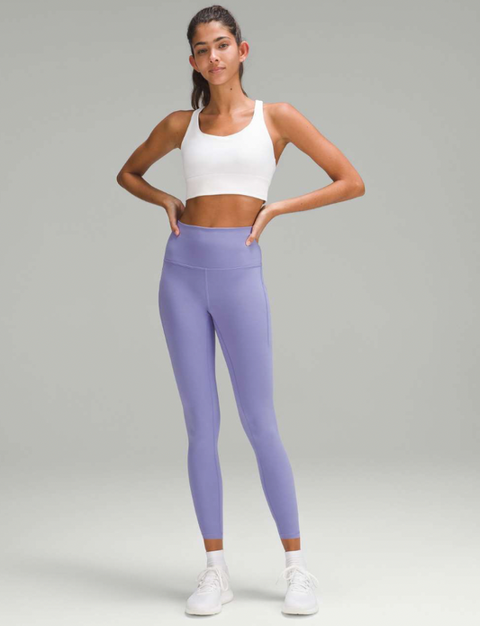 lululemon high rise wunder under leggings with pockets(size 4, 25" inseam)