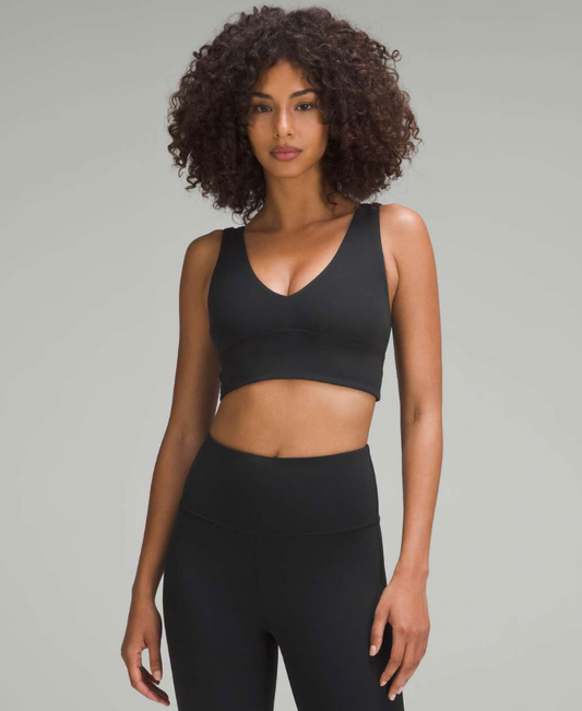 lululemon black align bra - size 10 C/D cup