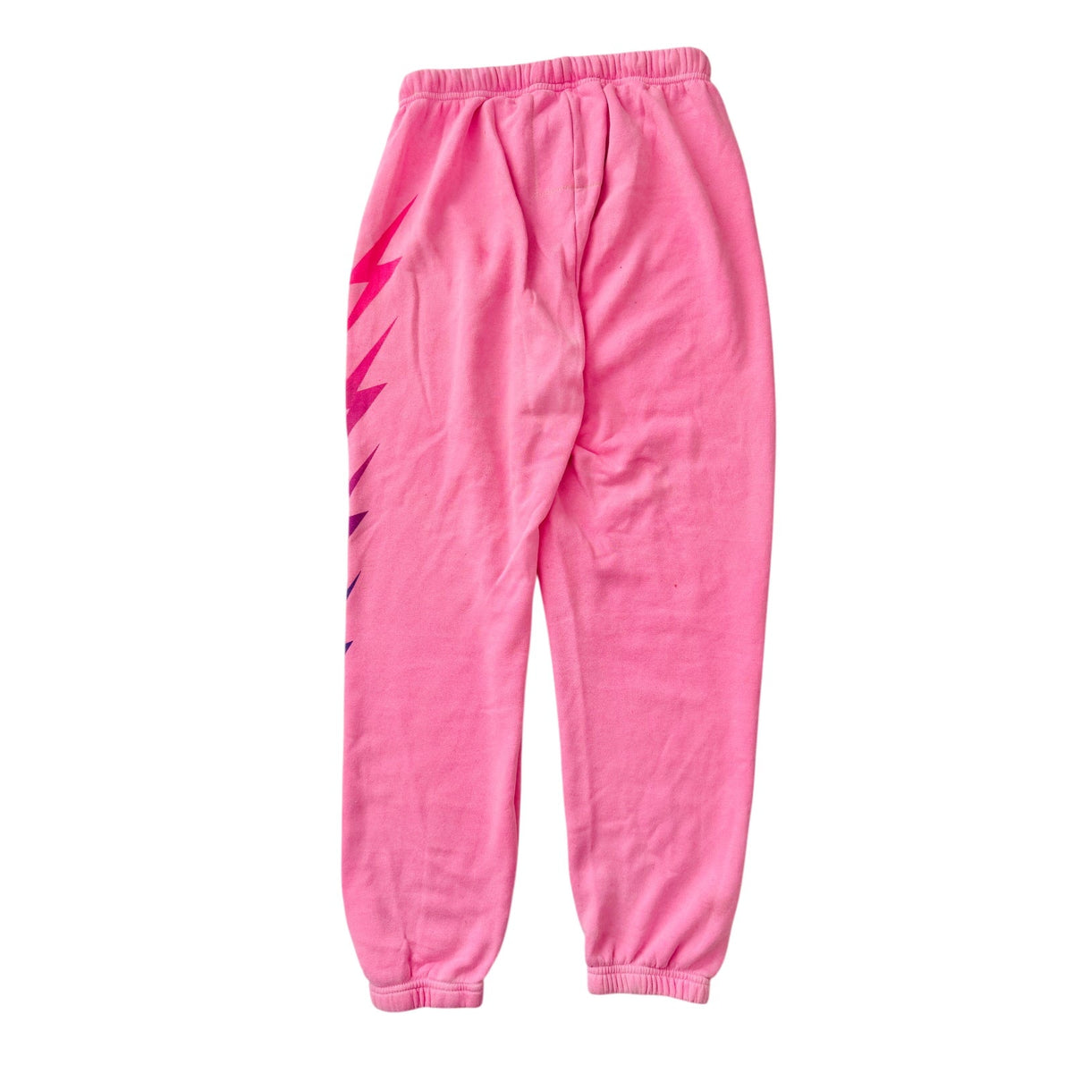 Aviator Nation pink bolt fade sweatpants - size medium
