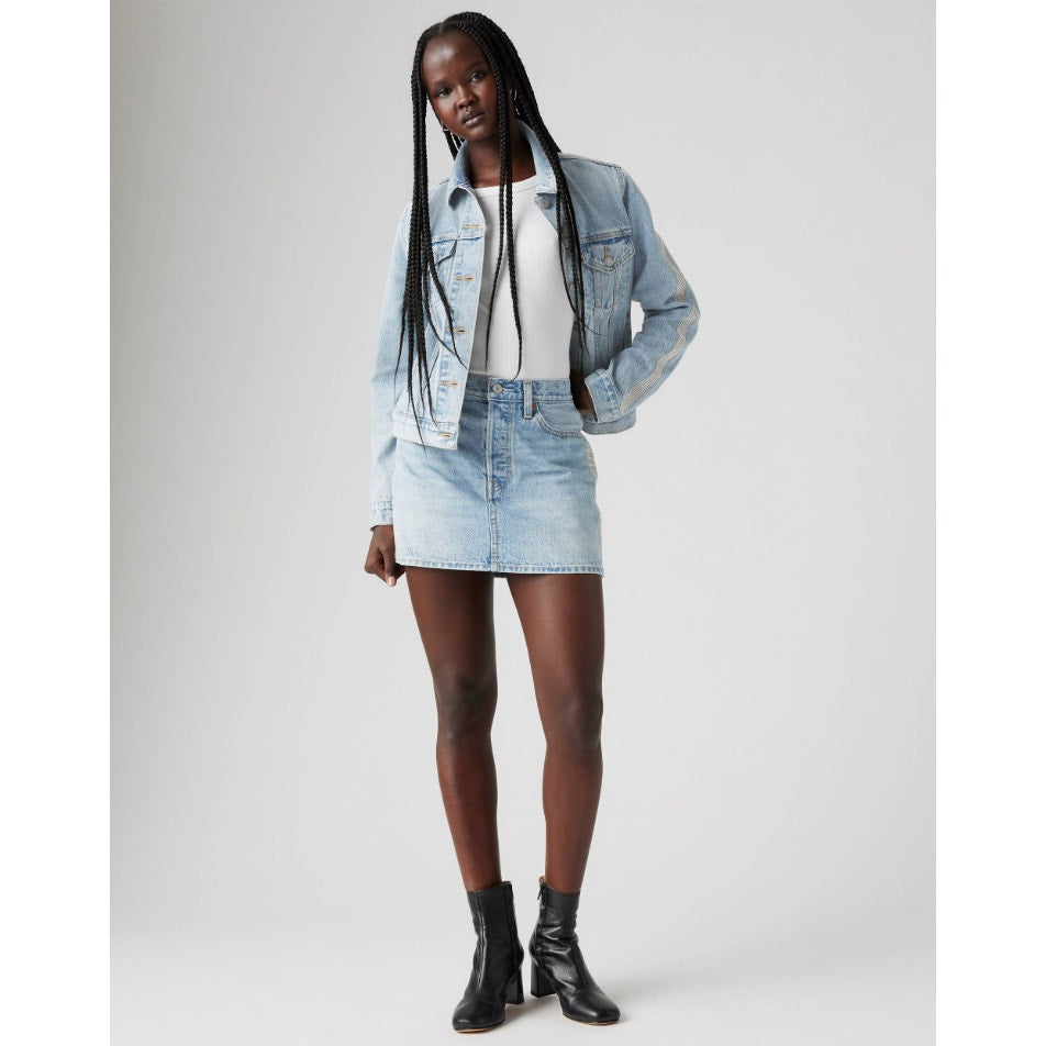 Levis light wash denim skirt - size 27