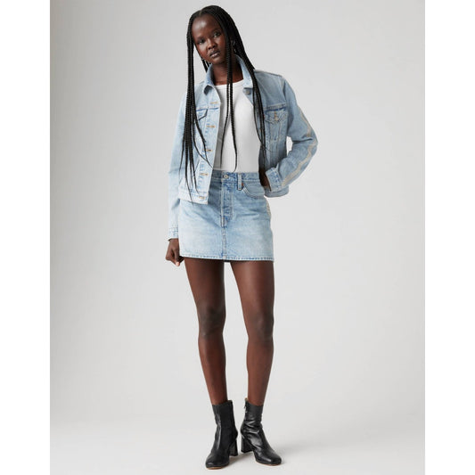 Levis light wash denim skirt - size 27