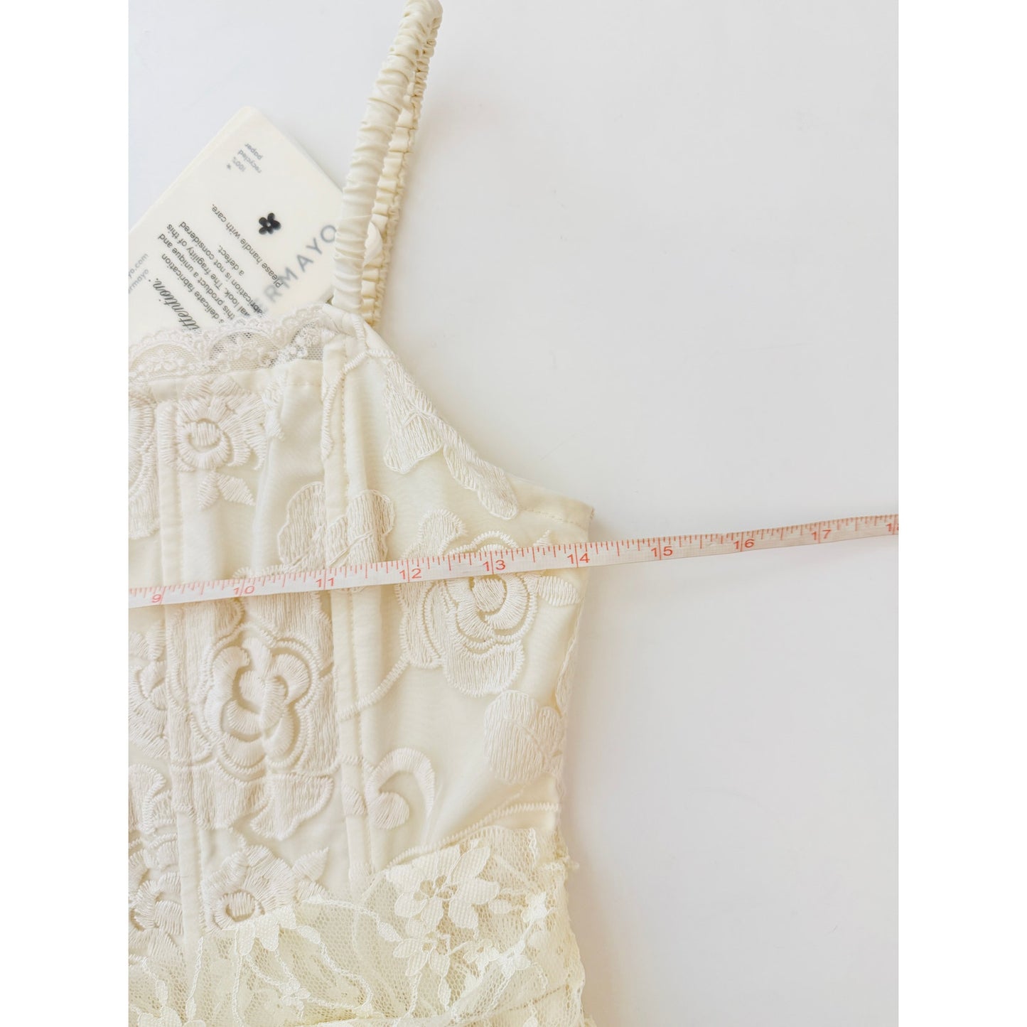 Peppermayo white lace knockout mini dress- size 2
