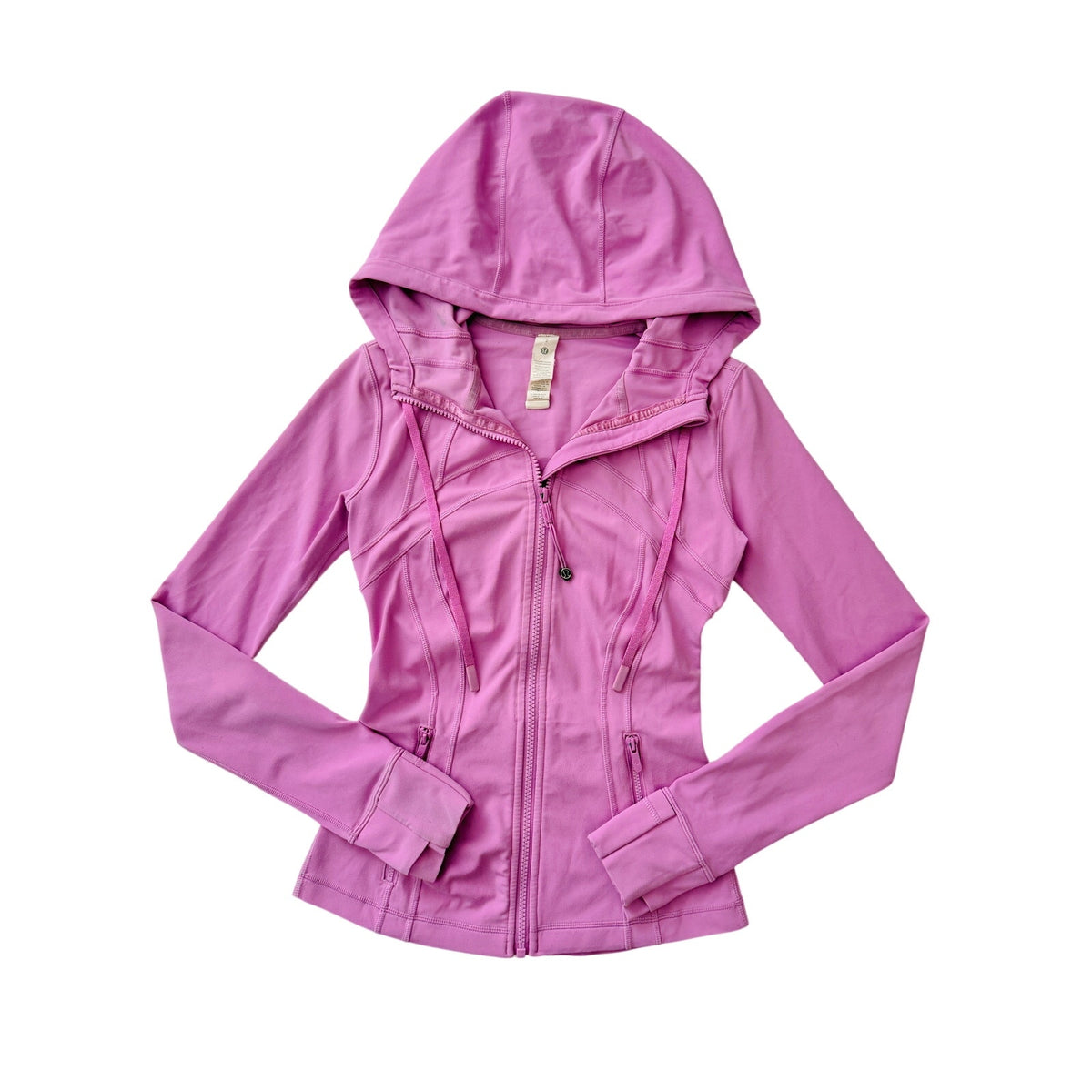 Lululemon dahlia mauve hooded define jacket - size 2