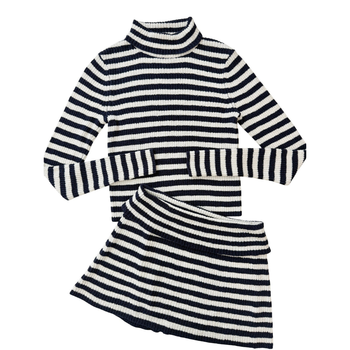 Free People striped turtleneck set - size medium