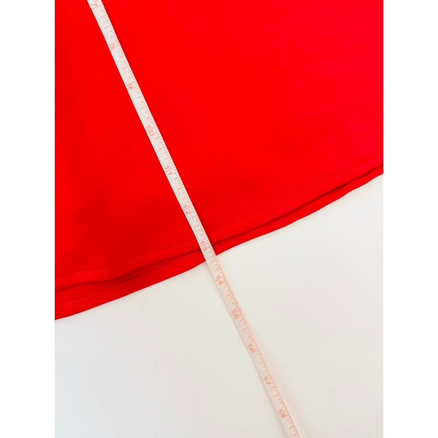 Abercrombie and fitch red satin mini skort - size XS
