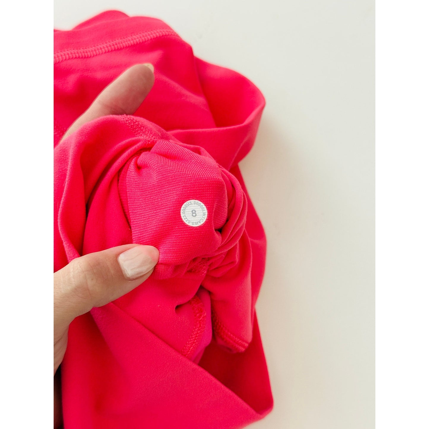 lululemon pink align high rise shorts - size 8, 4"