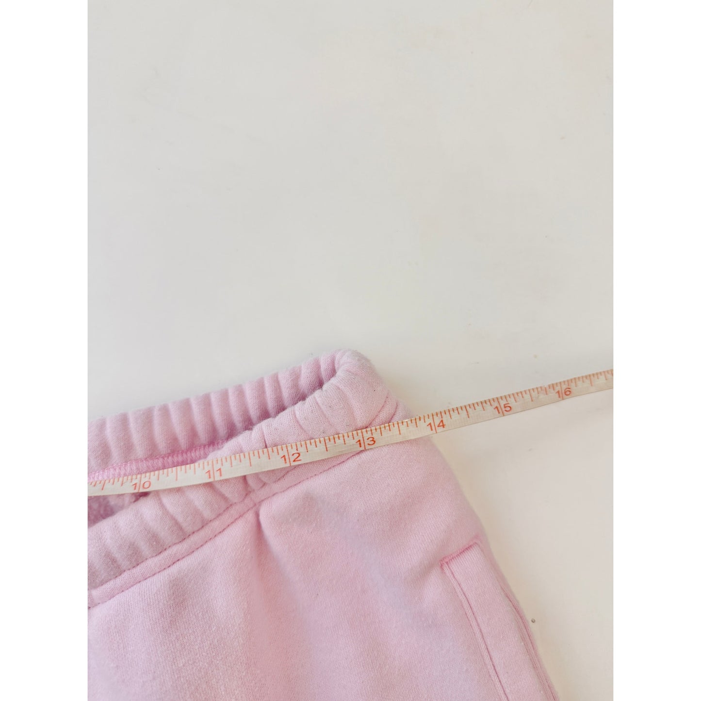 Skims pink cotton fleece joggers - size XS