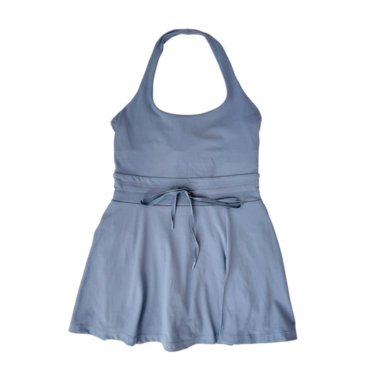 Blogilates blue halter athletic dress - size xsmall