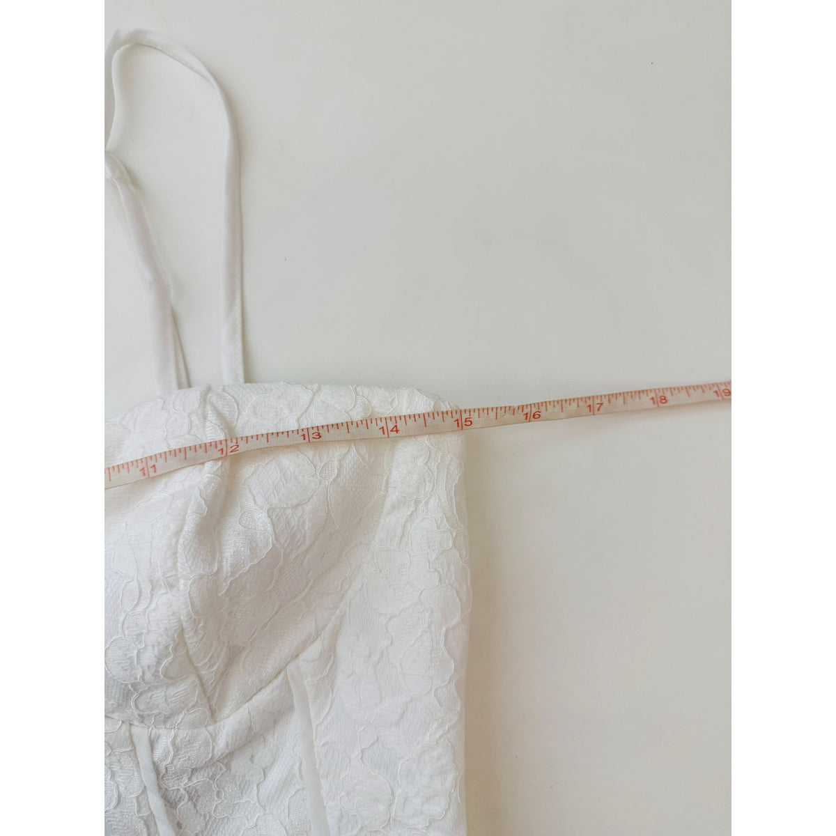 lulu's ivory lace bustier mini dress  - size small