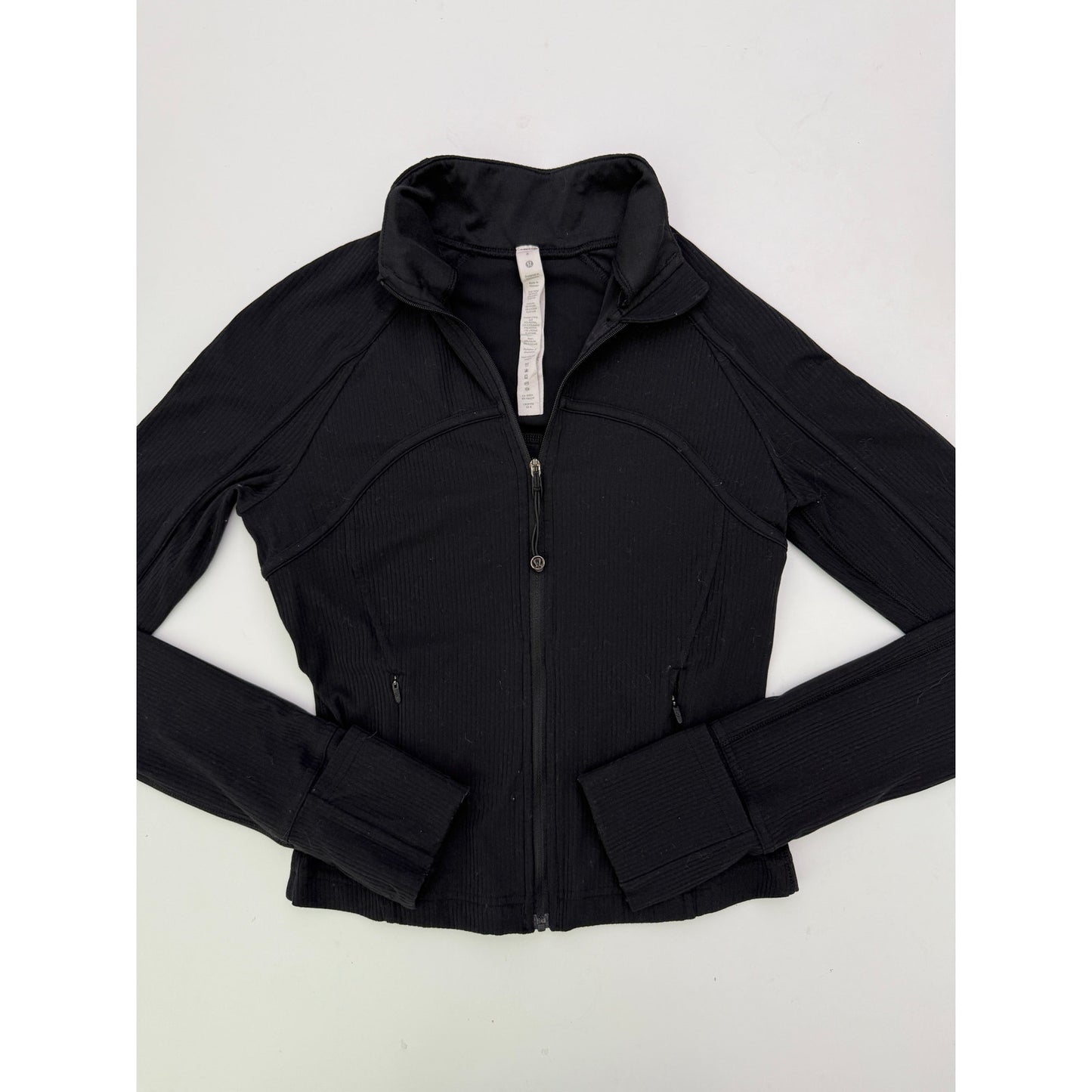 lululemon ribbed cropped define jacket - size 4