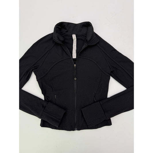 lululemon ribbed cropped define jacket - size 4