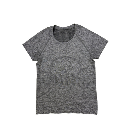 Lululemon grey swifthy tech short sleeve 2.0 - size 4